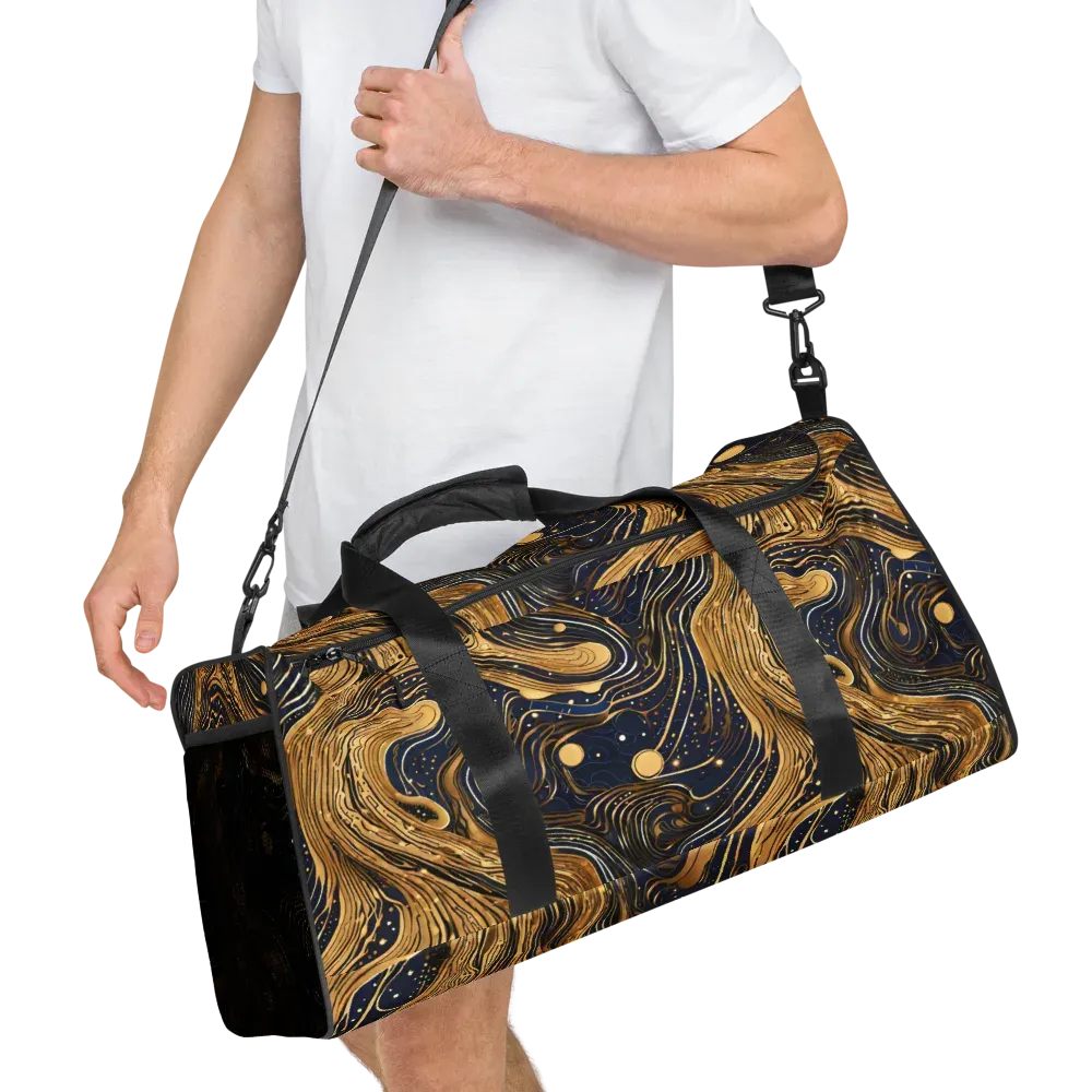 Midnight Aurum on Duffle Bag — Right Front