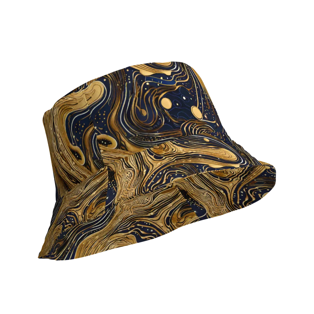 Midnight Aurum on Reversible Bucket Hat — Product details Outside