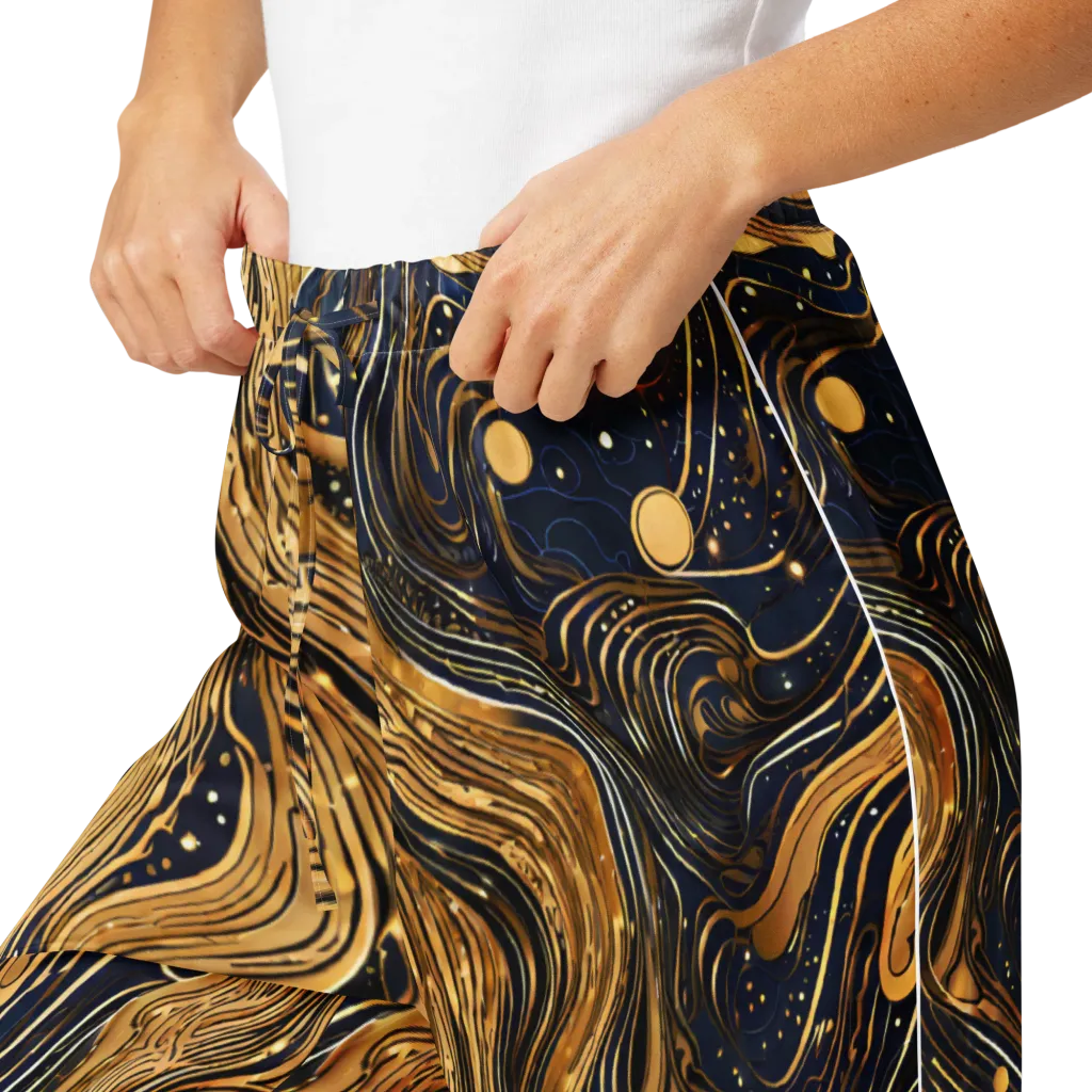 Midnight Aurum on Women's Pajama Pants — Product details