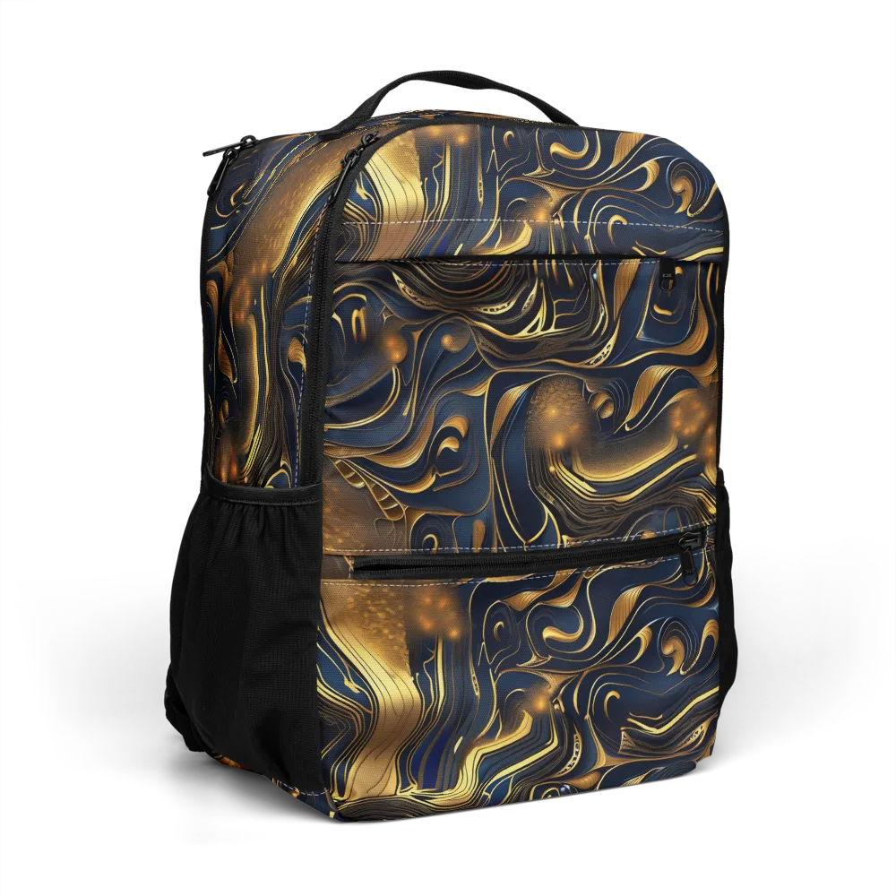 Midnight Molten on Utility Backpack — Right Front