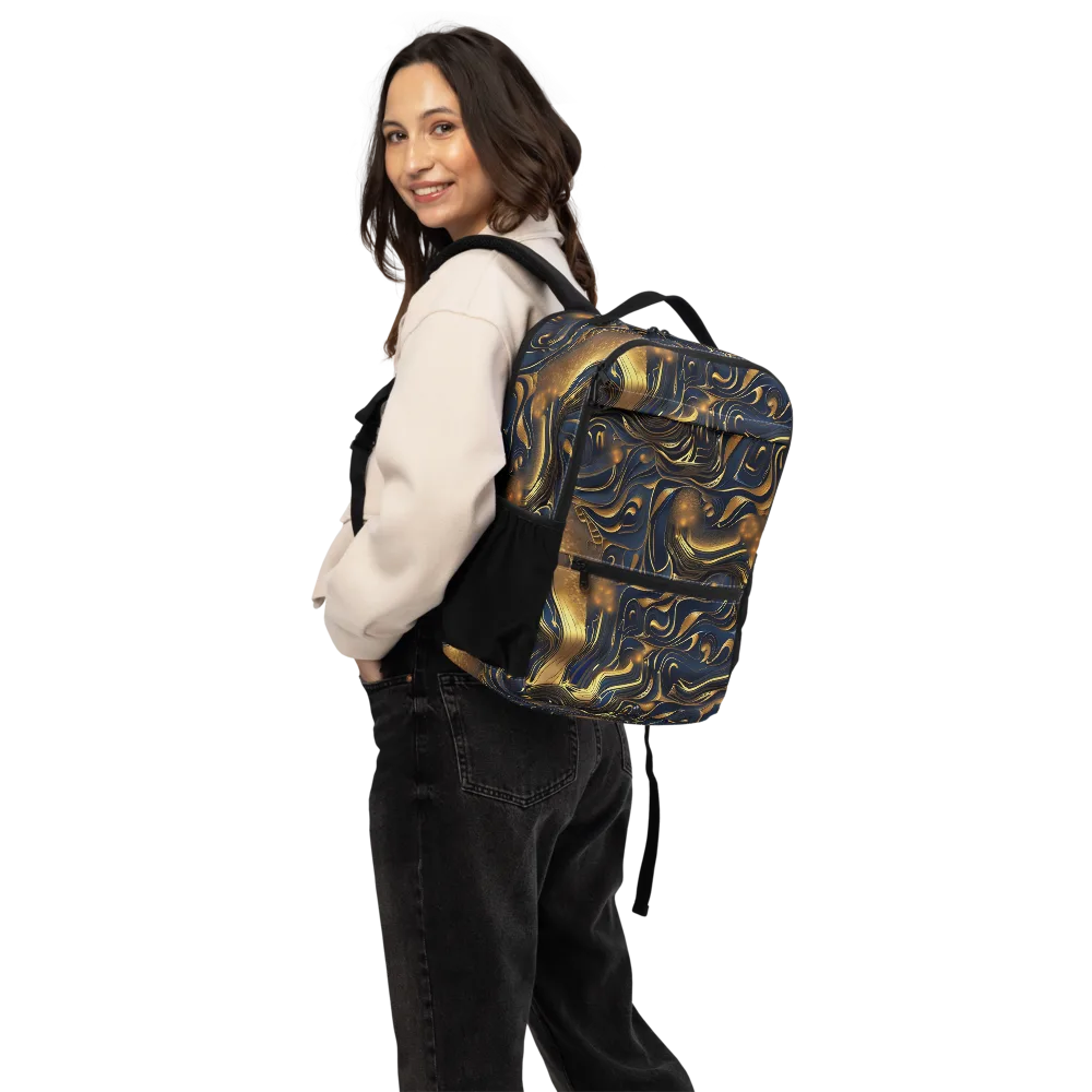 Midnight Molten on Utility Backpack — Back