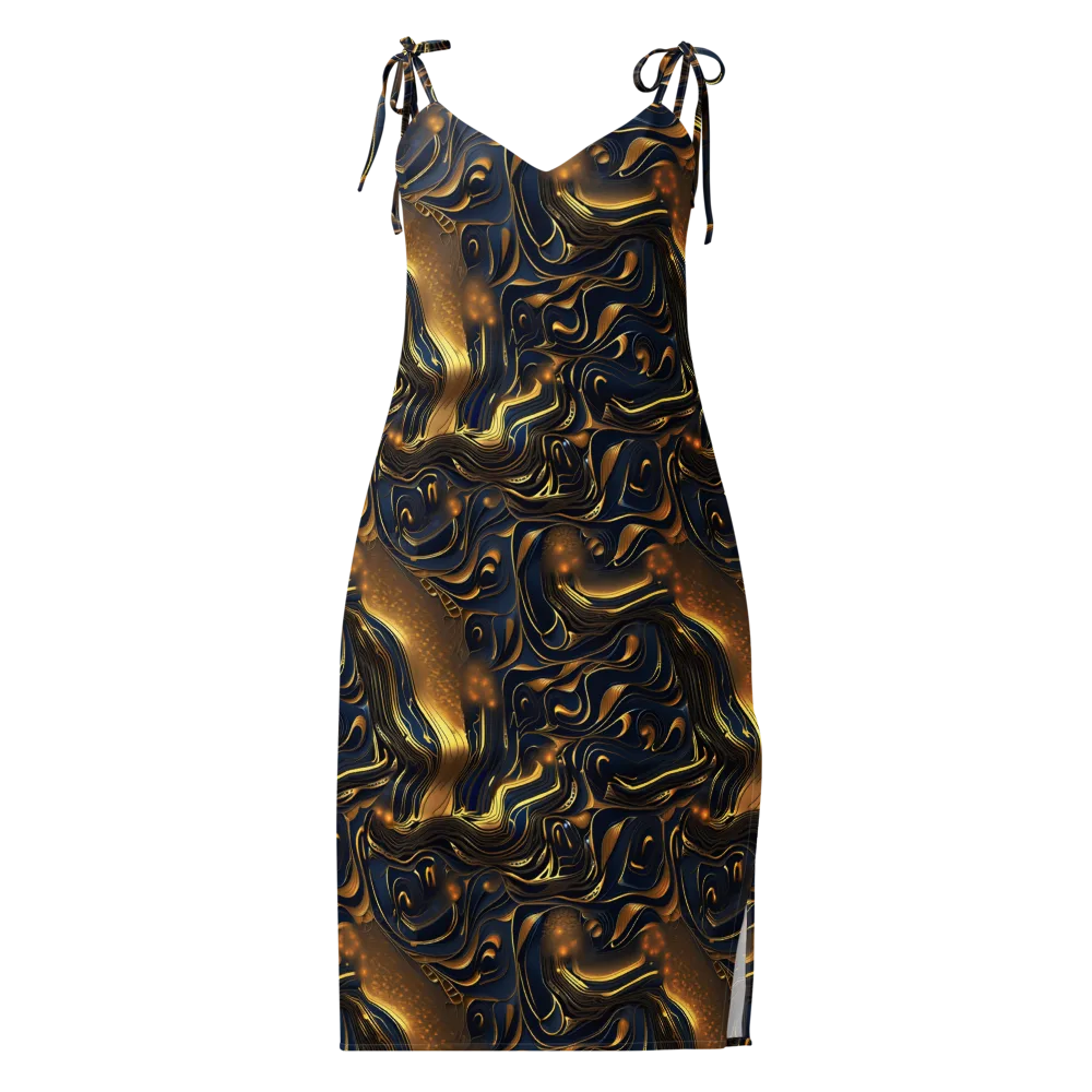 Midnight Molten on Slip Dress — Front