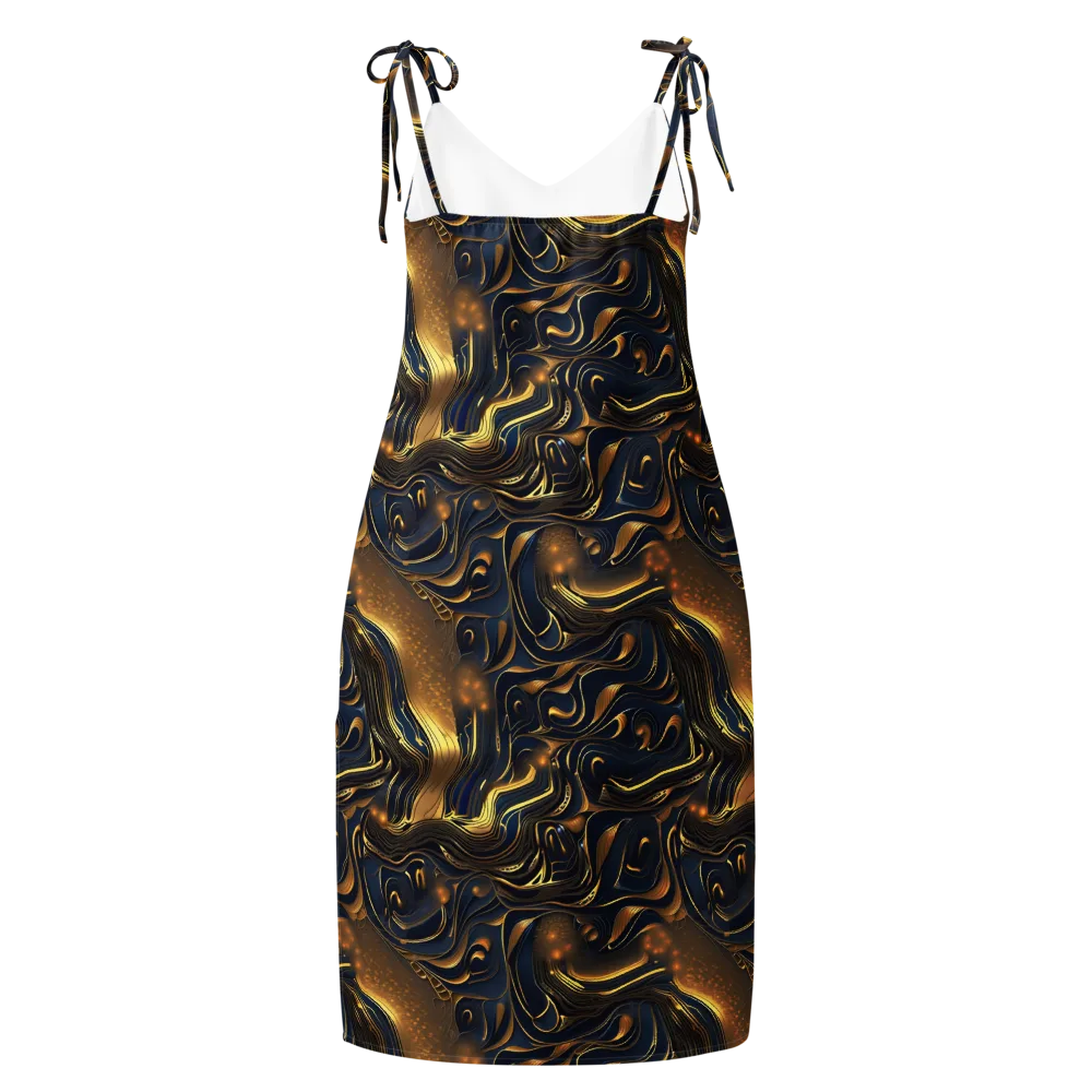 Midnight Molten on Slip Dress — Back