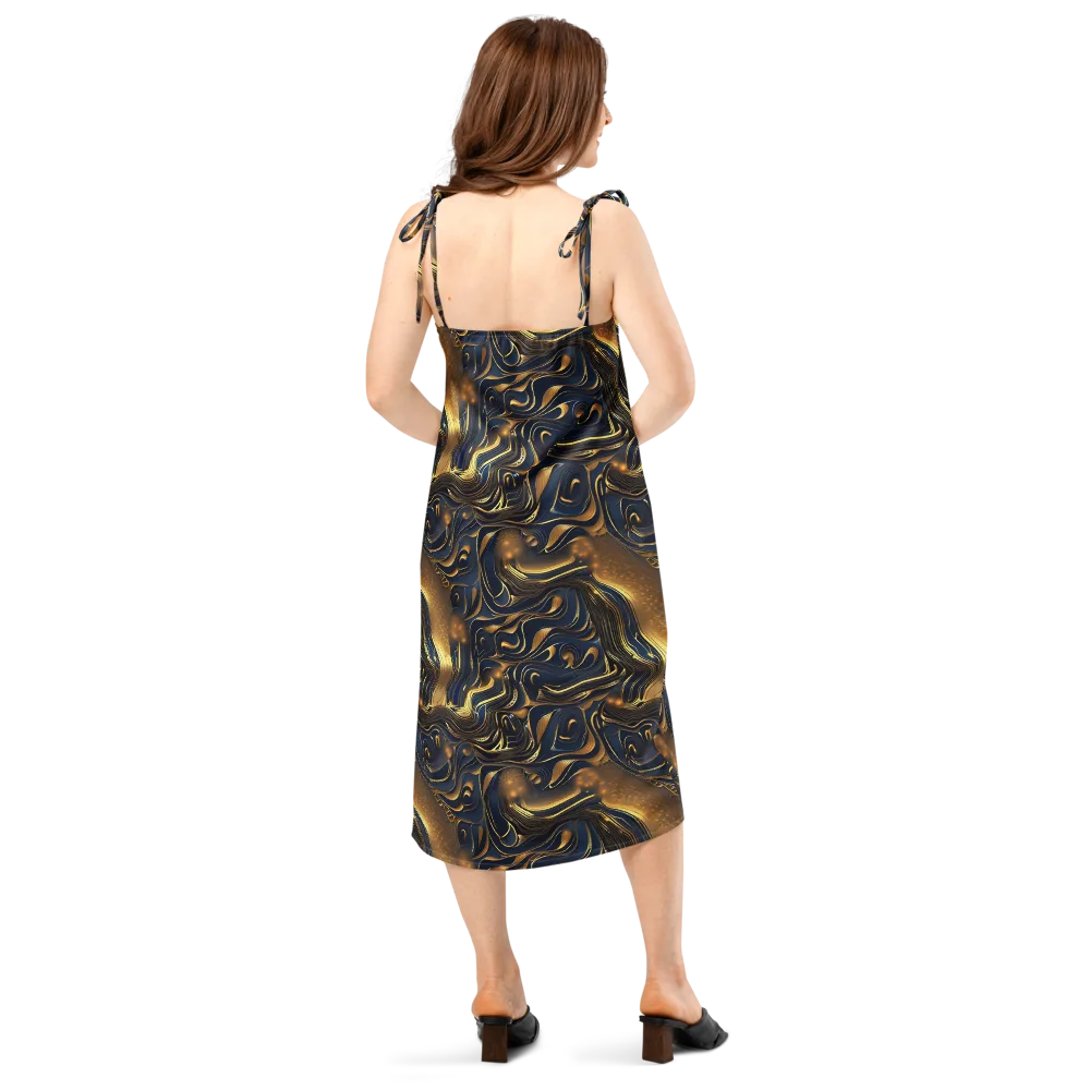 Midnight Molten on Slip Dress — Back