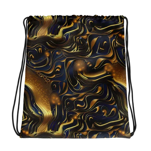 Midnight Molten on a Drawstring Bag