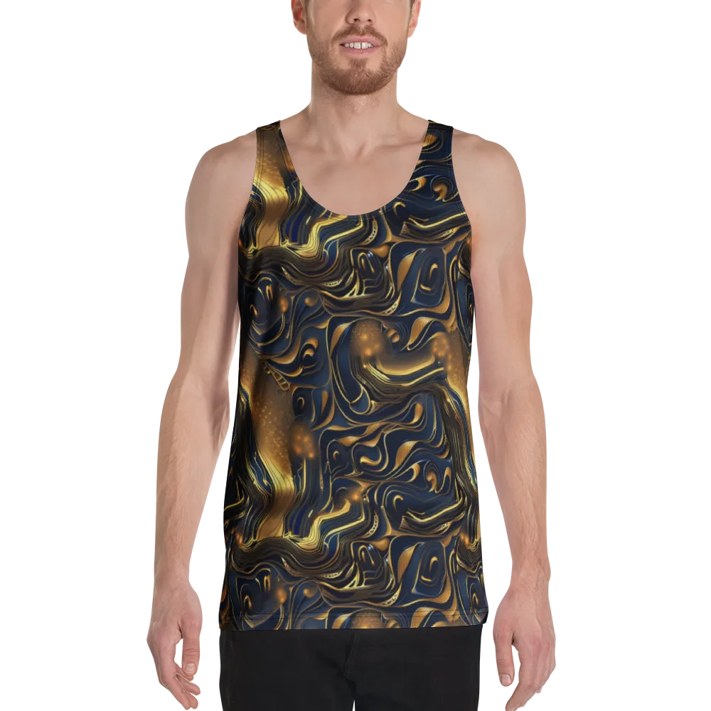 Midnight Molten on Men's Tank Top — Front