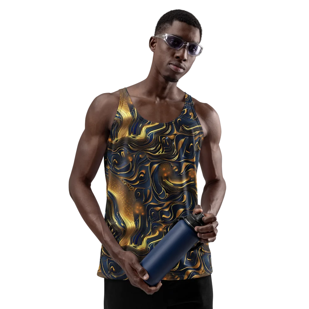 Midnight Molten on Men's Tank Top — Front