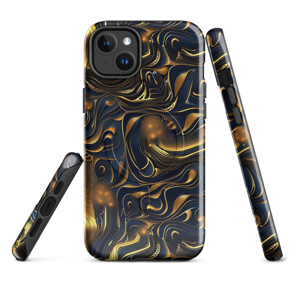 Midnight Molten on MagSafe Tough Case for iPhone® — Front