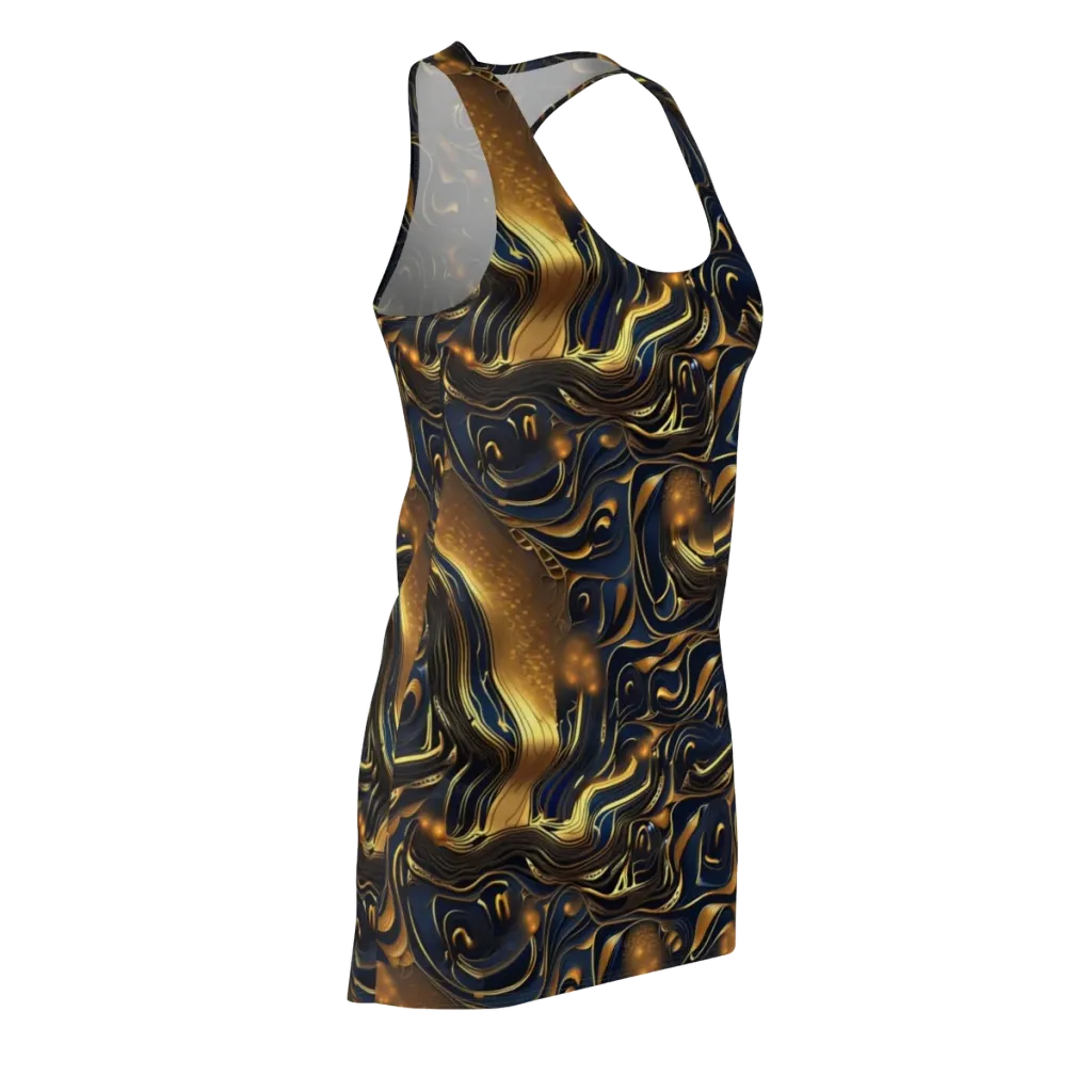 Midnight Molten on Racerback Dress — Front Side