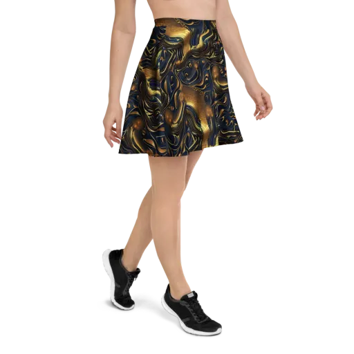 Midnight Molten on a Skater Skirt
