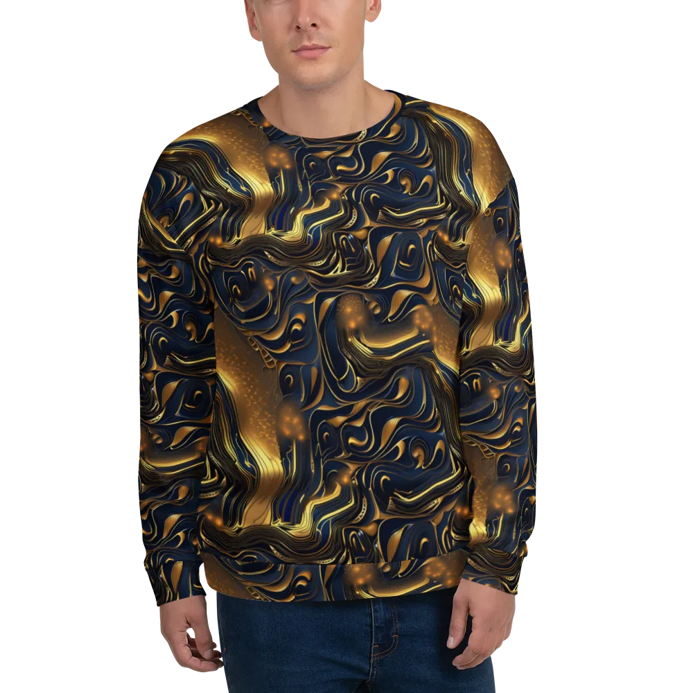 Midnight Molten on Sweatshirt — Front