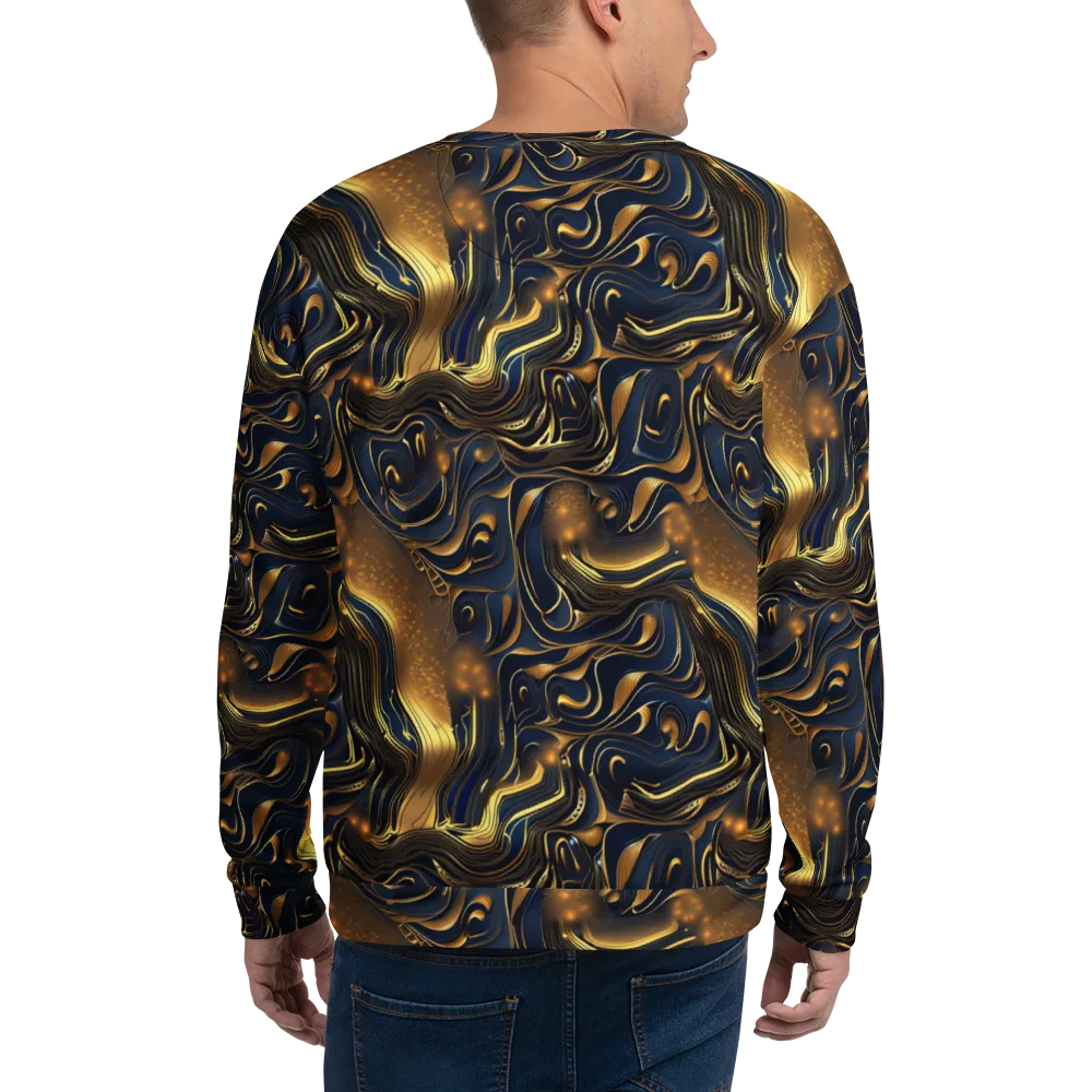 Midnight Molten on Sweatshirt — Back