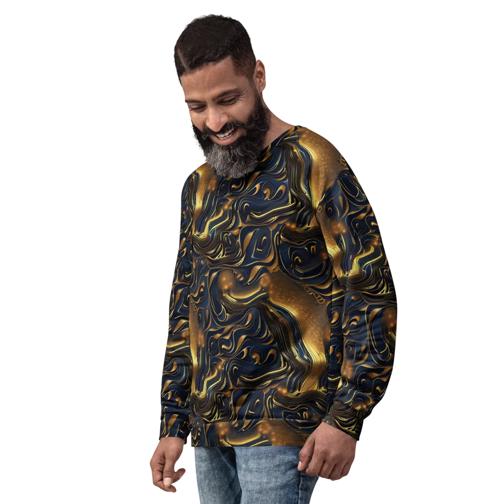 Midnight Molten on Sweatshirt — Left Front