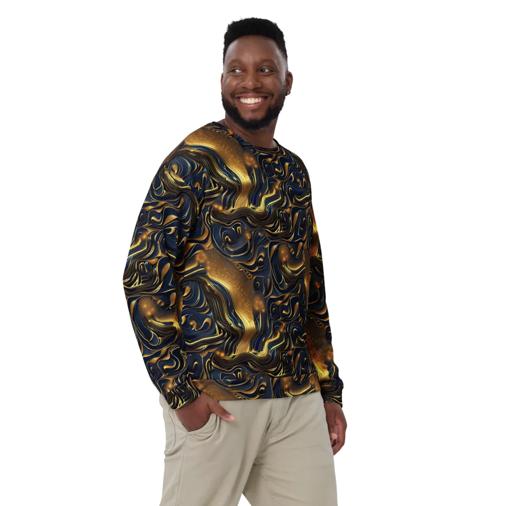 Midnight Molten on Sweatshirt — Front