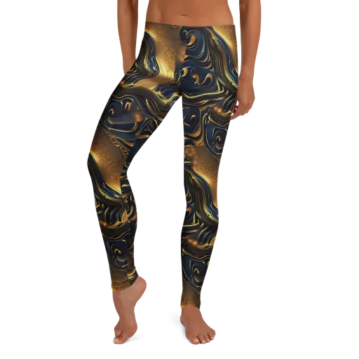 Midnight Molten on a Leggings