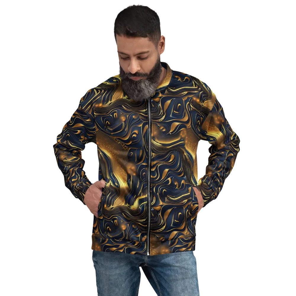 Midnight Molten on Bomber Jacket — Front
