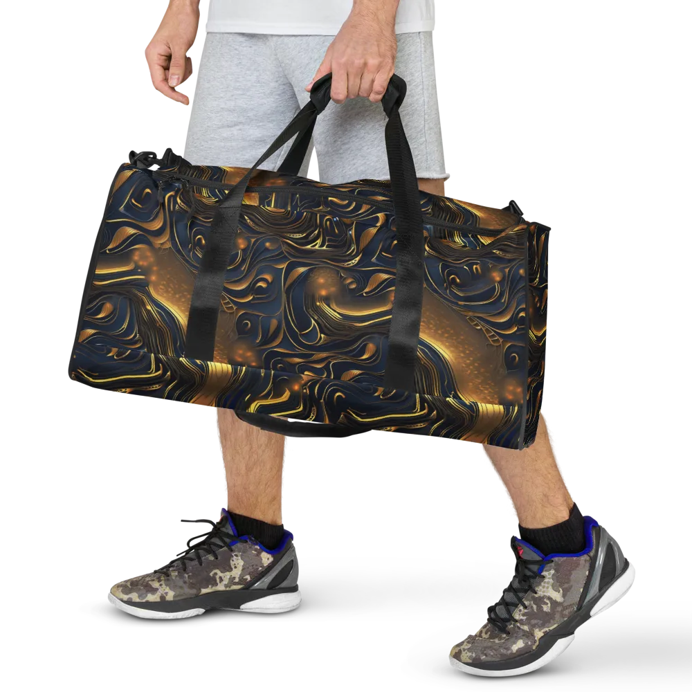 Midnight Molten on Duffle Bag — Front