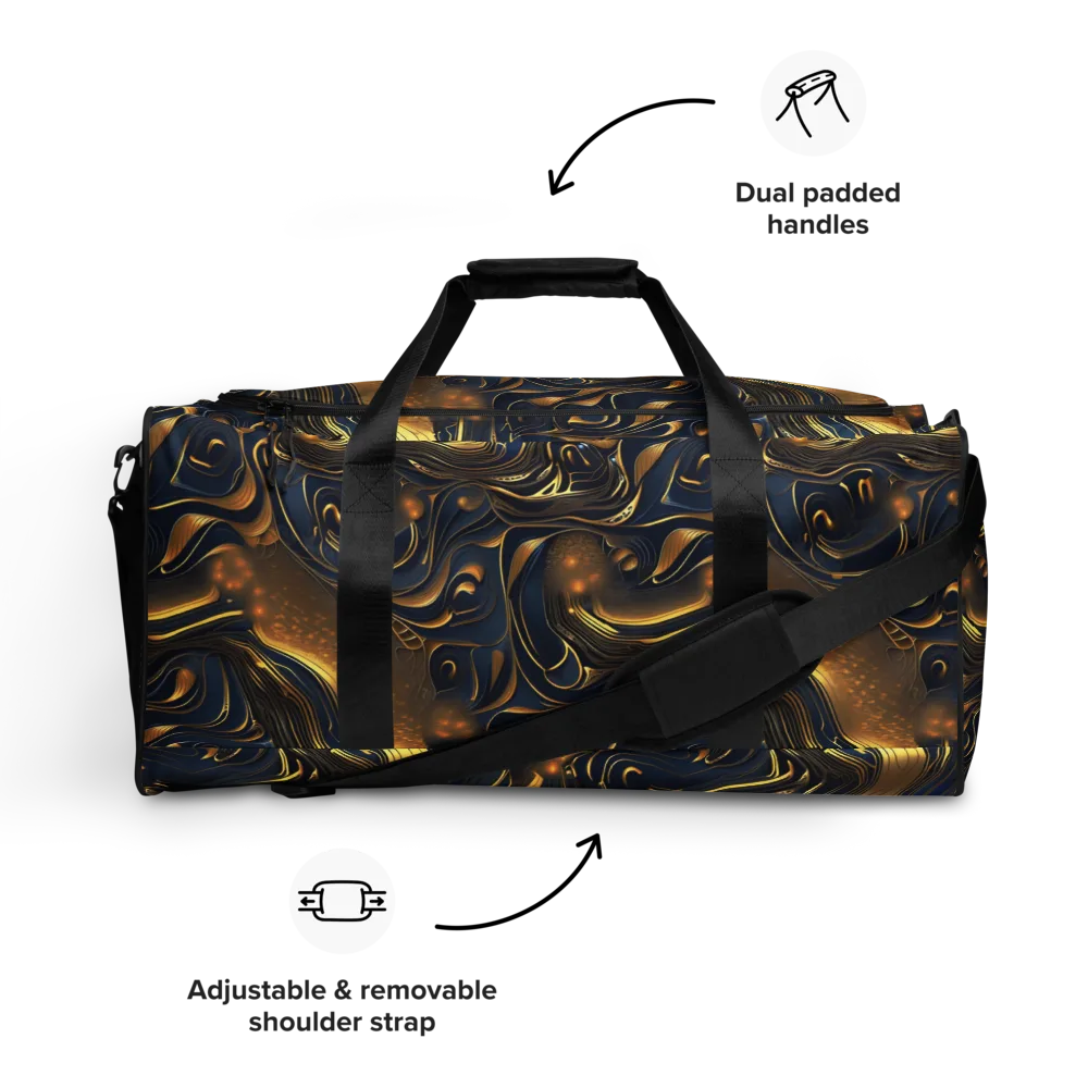 Midnight Molten on Duffle Bag — Front