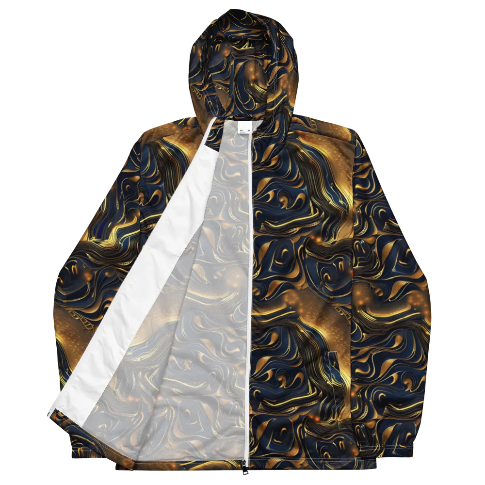 Midnight Molten on Men's Windbreaker — Front