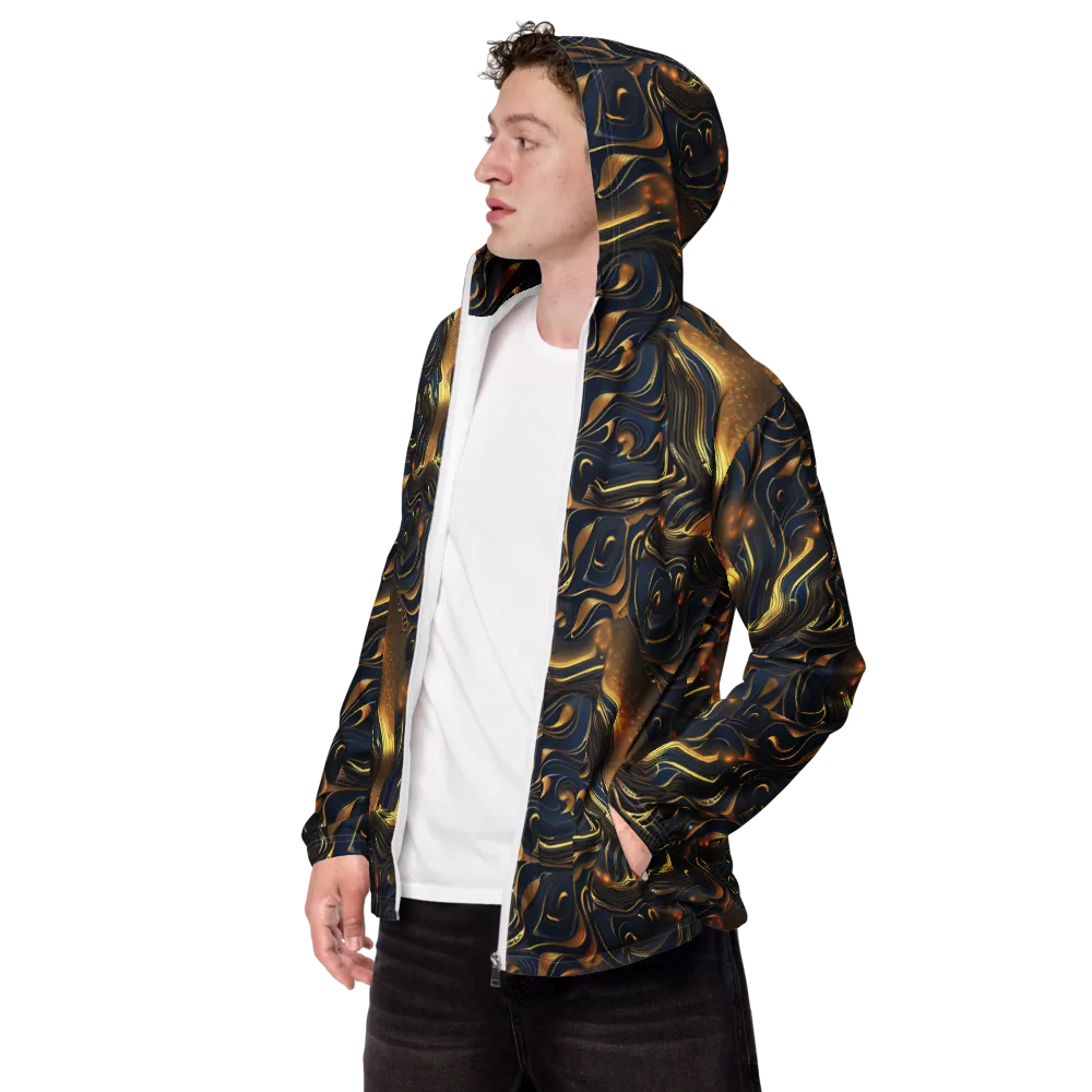 Midnight Molten on Men's Windbreaker — Left Front