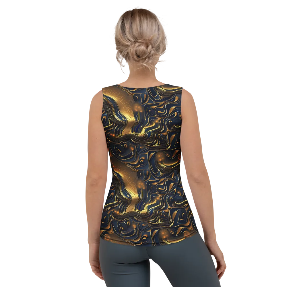 Midnight Molten on Women's Tank Top — Back