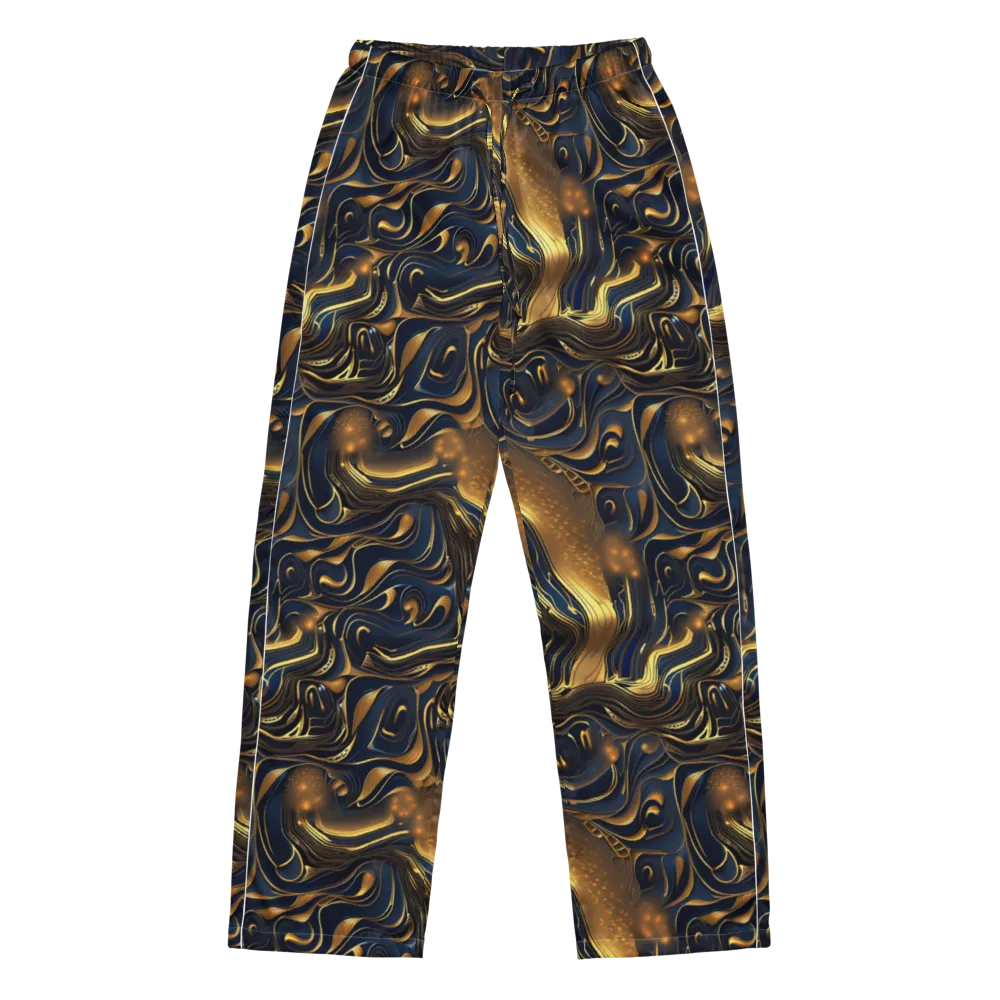 Midnight Molten on Women's Pajama Pants — Front