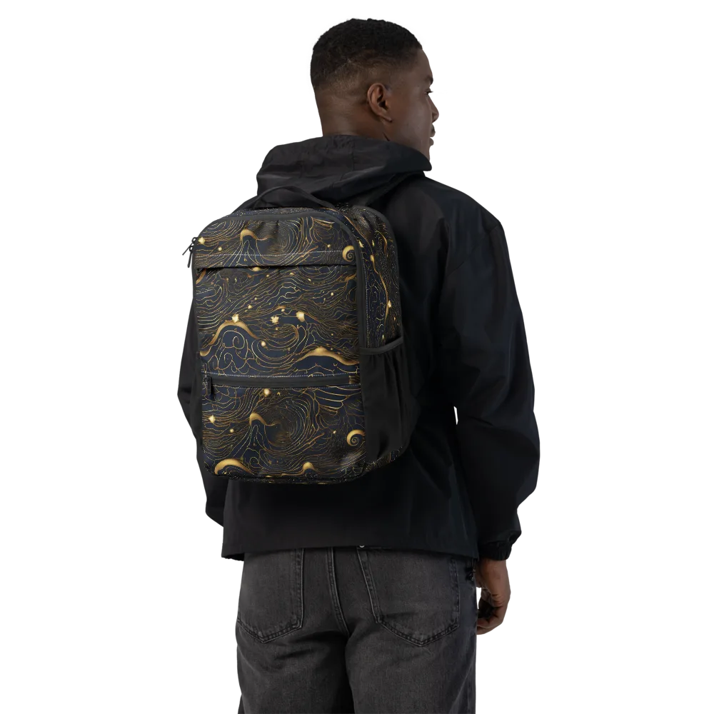 Midnight Alchemy on Utility Backpack — Back