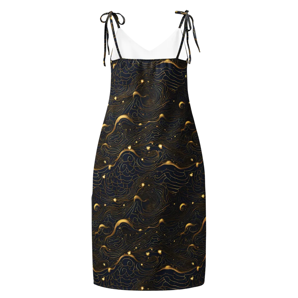 Midnight Alchemy on Slip Dress — Back