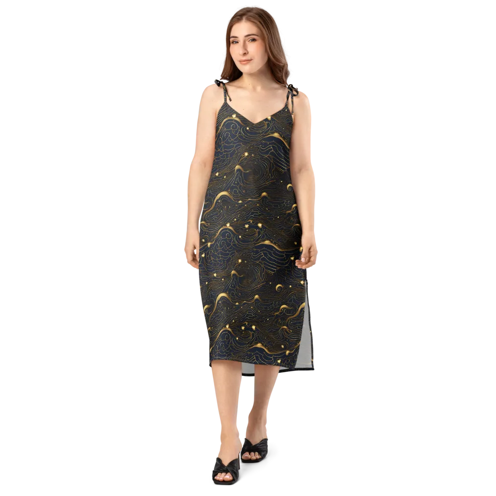 Midnight Alchemy on Slip Dress — Front
