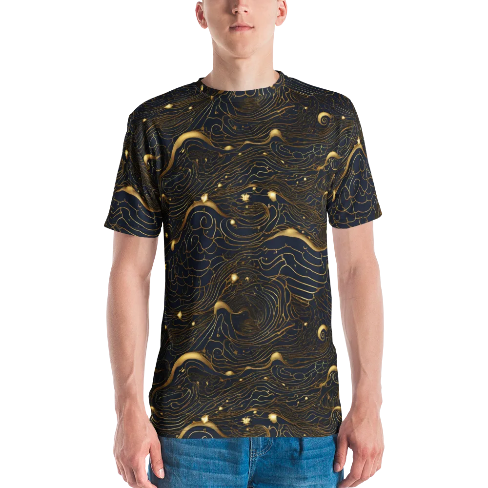 Midnight Alchemy on Men's Crew Neck T-Shirt — Front