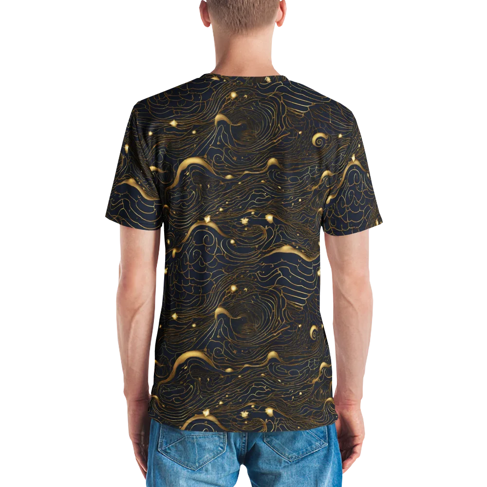 Midnight Alchemy on Men's Crew Neck T-Shirt — Back