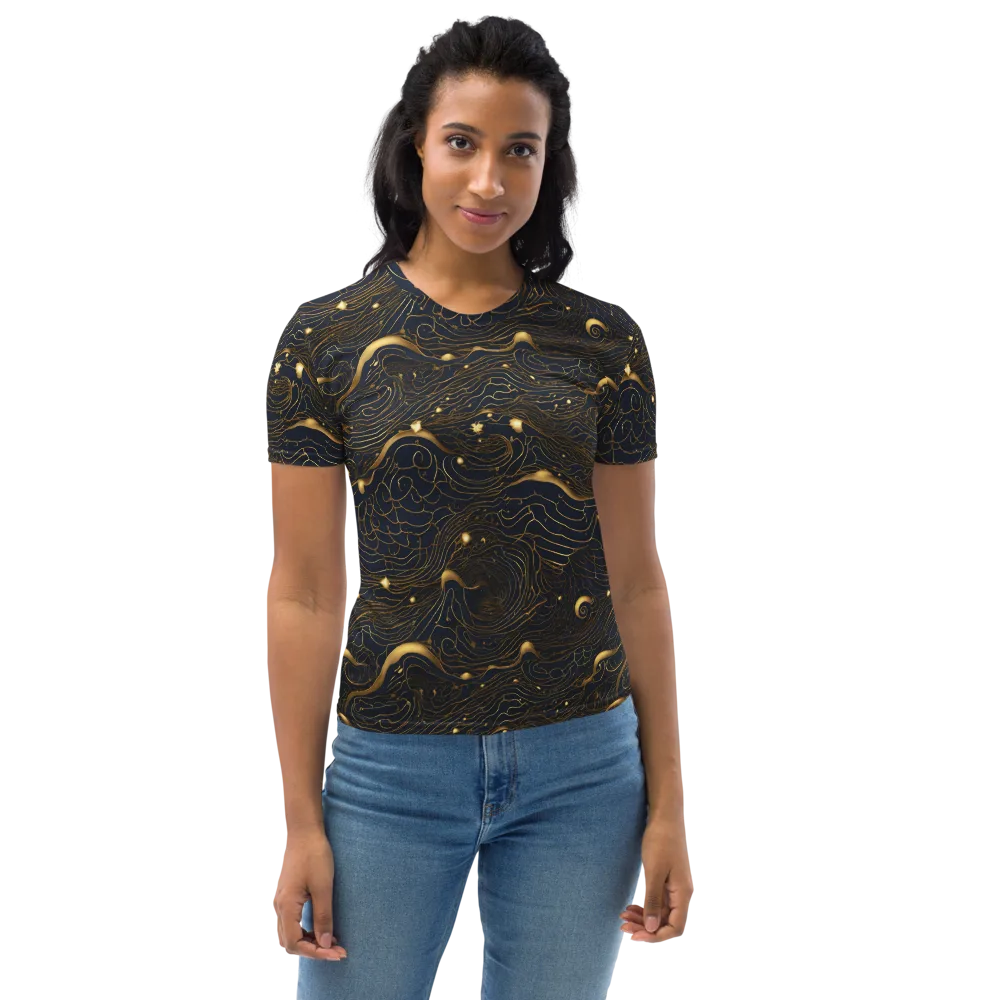 Midnight Alchemy on Women's Crew Neck T-Shirt — Front