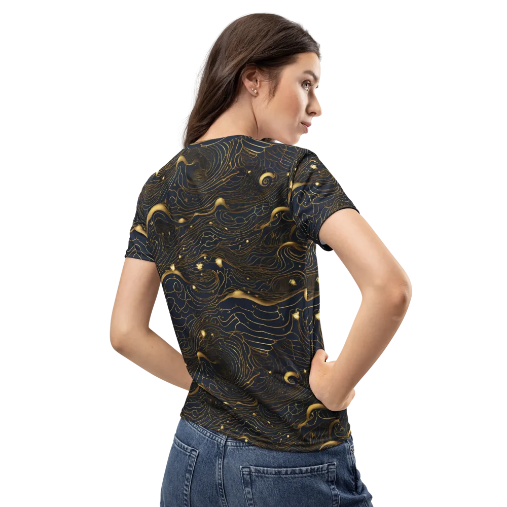 Midnight Alchemy on Women's Crew Neck T-Shirt — Back