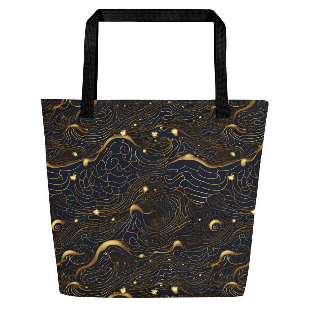Midnight Alchemy on Large Tote Bag W/ Pocket — Front