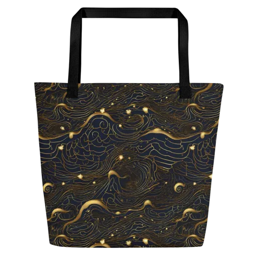 Midnight Alchemy on a Large Tote Bag W/ Pocket