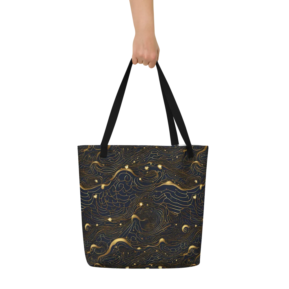 Midnight Alchemy on Large Tote Bag W/ Pocket — Front