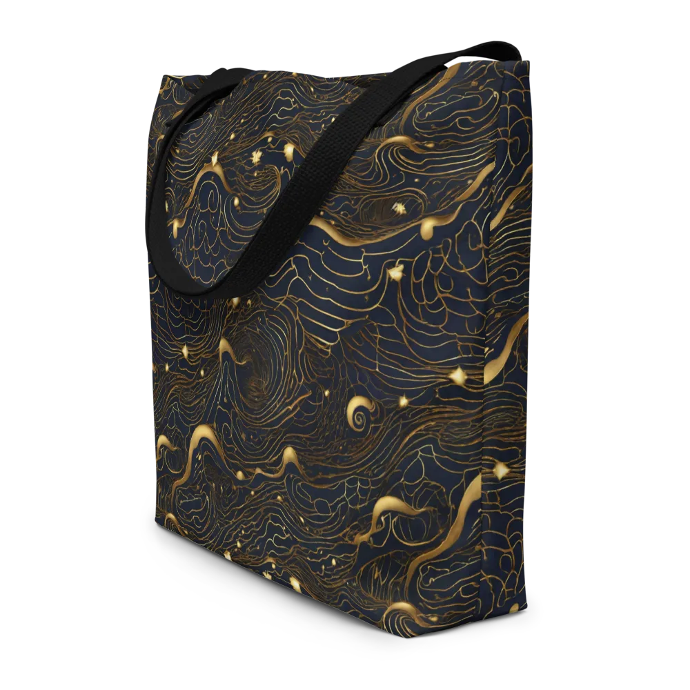 Midnight Alchemy on Large Tote Bag W/ Pocket — Front