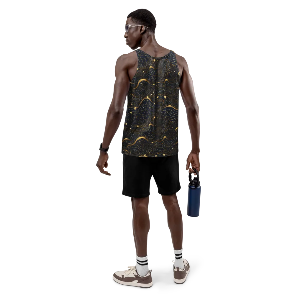 Midnight Alchemy on Men's Tank Top — Back