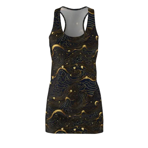 Midnight Alchemy on a Racerback Dress
