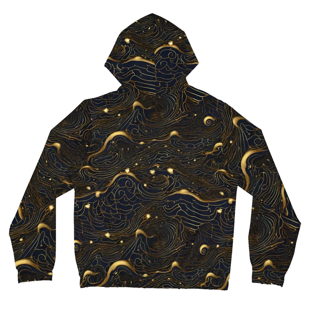 Midnight Alchemy on Women's Full-Zip Hoodie — Back