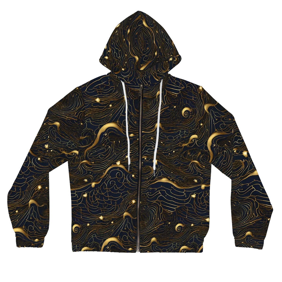 Midnight Alchemy on Women's Full-Zip Hoodie — Front