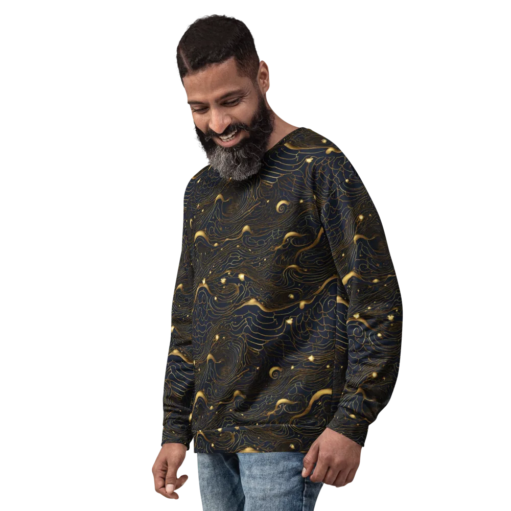 Midnight Alchemy on Sweatshirt — Left Front