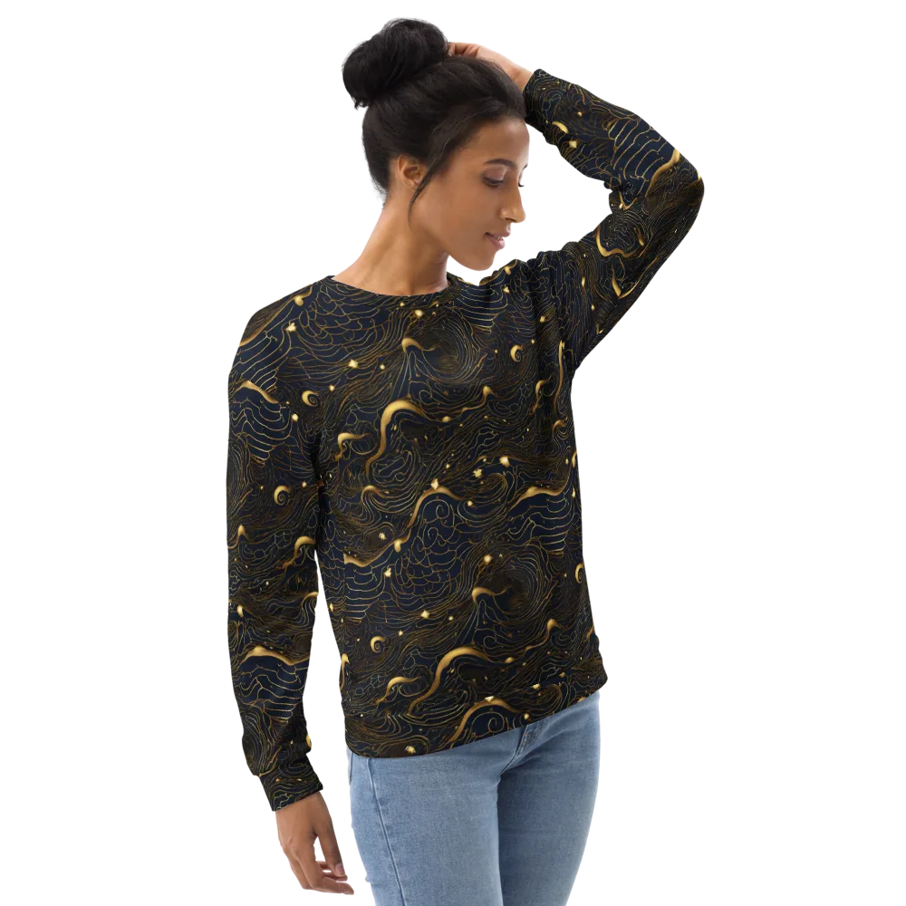 Midnight Alchemy on Sweatshirt — Right Front