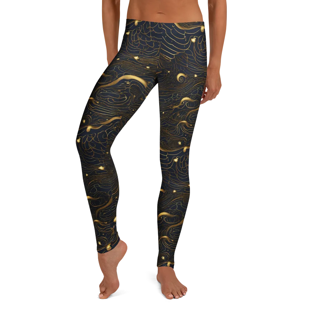 Midnight Alchemy on Leggings — Front