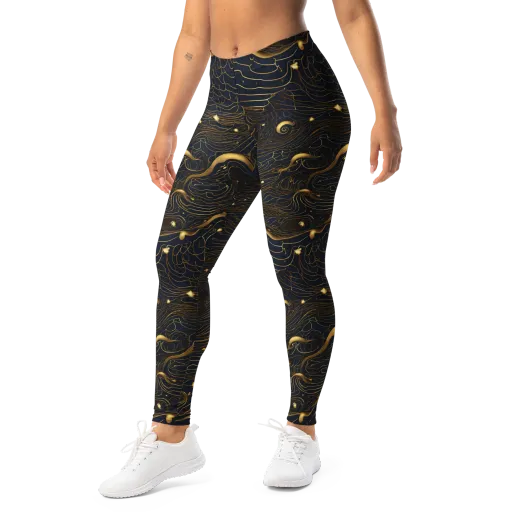 Midnight Alchemy on a Leggings