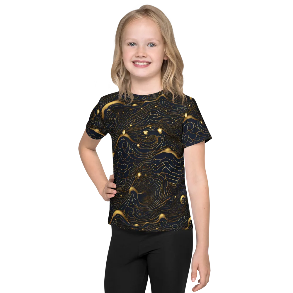 Midnight Alchemy on Kids Crew Neck T-Shirt — Front