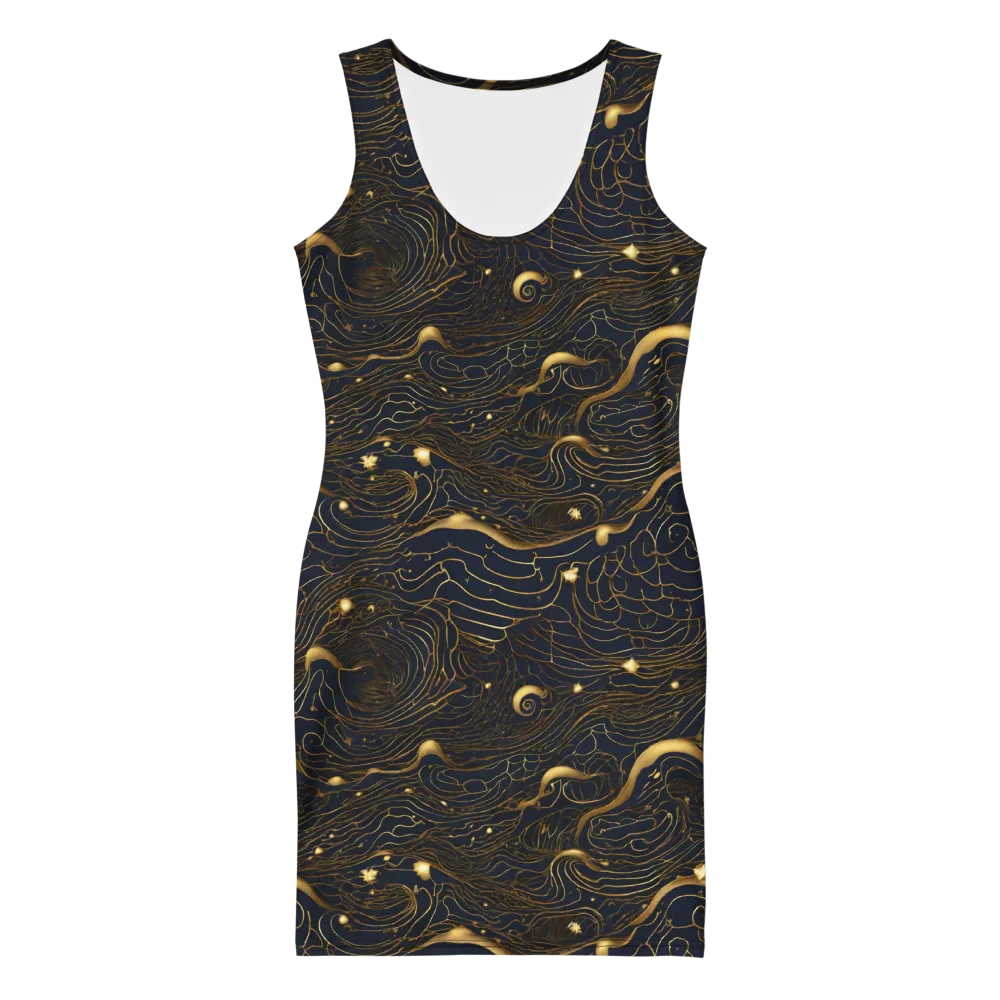 Midnight Alchemy on Bodycon Dress — Front