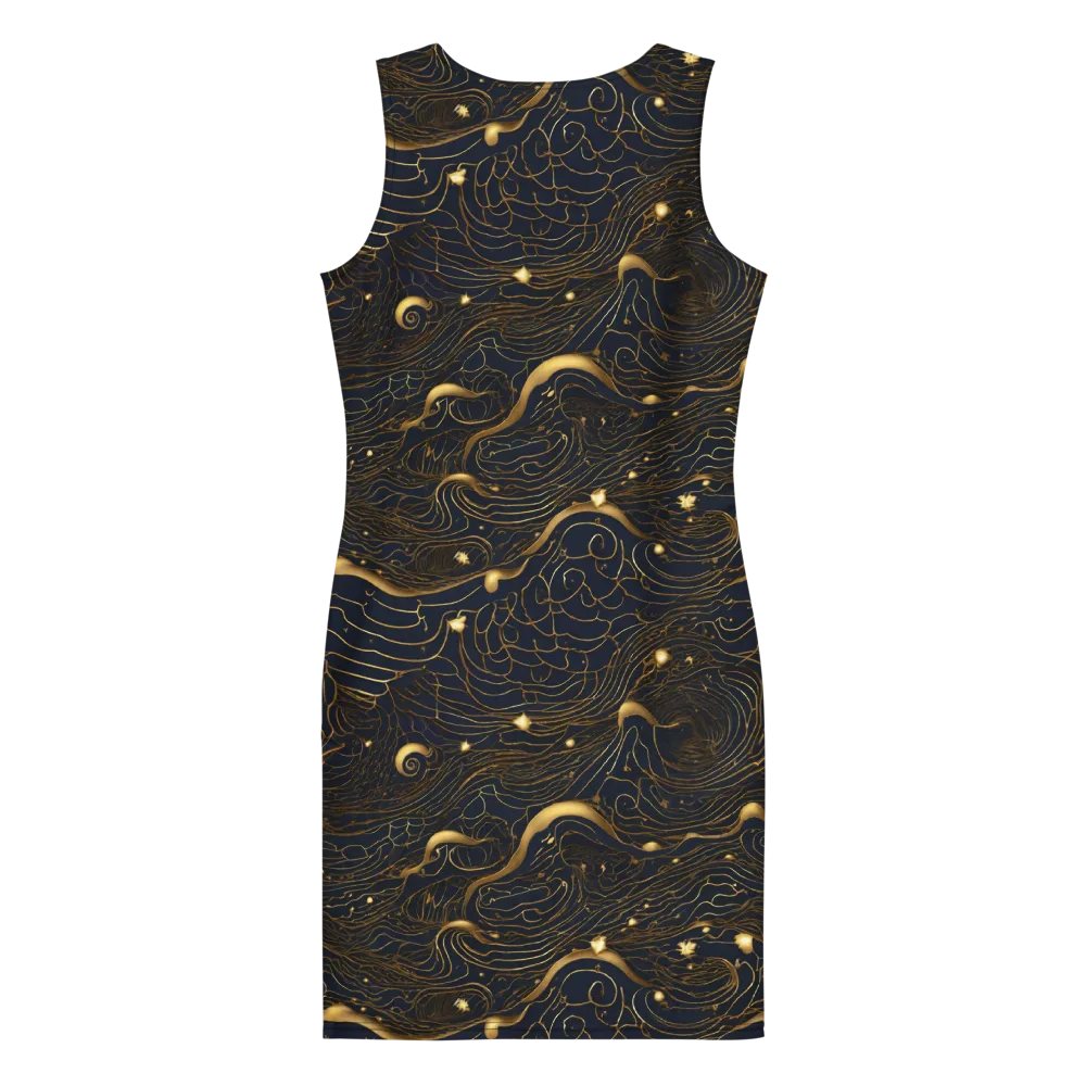 Midnight Alchemy on Bodycon Dress — Back