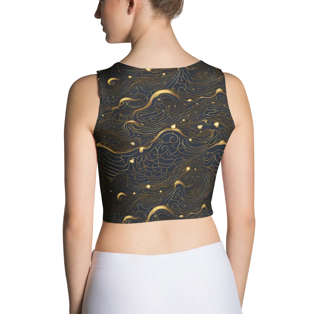 Midnight Alchemy on Crop Top — Back