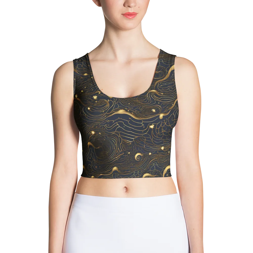 Midnight Alchemy on Crop Top — Front